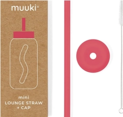 MUUKI Mini Lounge paille avec couvercle Pastèque