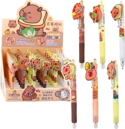 Capybara Gel Pen with Rotating Element Blue Ink