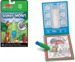 Magisch watertekenen dieren kleurboek met waterpenseel