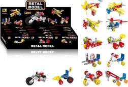 Bouwset vervoersmiddel metaal/kunststof