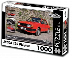 Puzzle RETRO-AUTA Škoda 120 GLS 1000 pièces