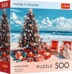 Puzzel Kerstmis in het paradijs 500 stukjes TREFL