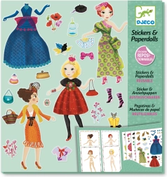 Djeco sticker set modeontwerpster