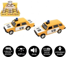 Voiture de police VB Lada à remontoir avec lumière et son