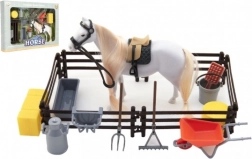 Horse Care Set with Paddock and Accessories