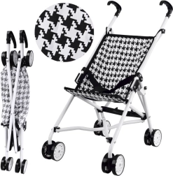Opvouwbare poppenwagen met stippen – Pepito