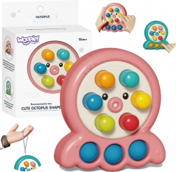 WOOPIE Vaardigheidsspel Mollen Meppen Octopus Roze 2v1