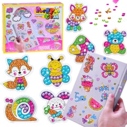 Diamanten creatieve set met dierenstickers