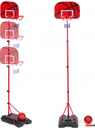 Kinderbasketbalring met verstelbare hoogte en pomp