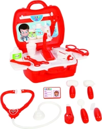 Doktersset in een draagbare koffer