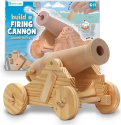 Fiesta Crafts wooden cannon puzzle