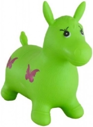 Bouncy Horse Rubber Green