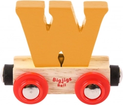 Houten Treinwagon ‘W’ van Bigjigs Rail