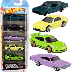 Hot Wheels Fast & Furious – Set mit 5 Die‑Cast‑Autos