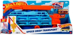 Hot Wheels City Transporter 2-in-1 met epische afdaling van 60 cm