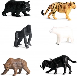 Set wilde dieren in doosje 6 stuks