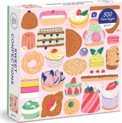 Square Puzzle Sweet Confections 500 Pieces GALISON
