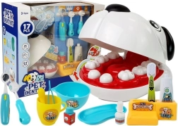 Kinder dierenarts-tandarts set met hondje en tandheelkundige instrumenten