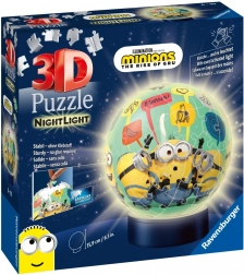 3D-puzzel lichtgevende bol MINIONS van Ravensburger