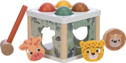 Houten Inlegdoos Dieren en Ballen