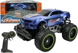 RC off-road car with high wheels 1:24 – Blue