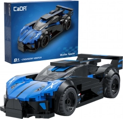 CaDA Bluefire Specter Building Set – racing car, 165 pieces