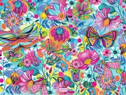 Puzzel Bloemen en Vlinders 1000 Stukjes