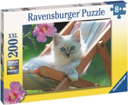Children's 2D Puzzle Cat Picture 200 pieces