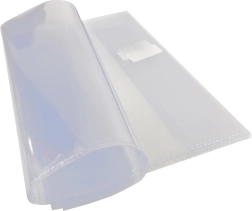 Universele transparante hoes met zelfklevende strip