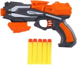 Speelgoedpistool met schuimkogels voor kinderen 20 × 14 cm – Oranje