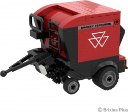 brixies plus massey ferguson rb f – presse à balles rondes (maquette 3D, 172 pièces)