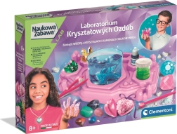 Naukowa Zabawa Labor für Kristallschmuck CLEMENTONI