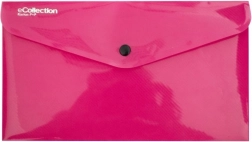 Roze envelopmap met drukknoop
