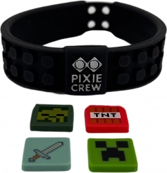 Adjustable Bracelet PIXIE CREW & MINECRAFT Black