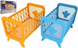 Lit en plastique pour poupées sans parure