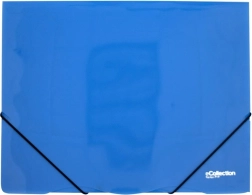 Map met elastiek eCollection blauw A4