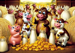 Puzzle Milky Treasure 25 Pieces