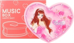 Sieradendoos hart met ballerina