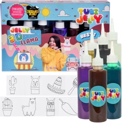 Tubi Jelly creatieve set Lama 6 kleuren gelfiguren