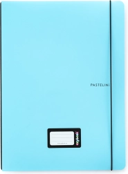Schrift A4 OXYBOOK PASTELINI, 40 vellen, blauw, navulbaar