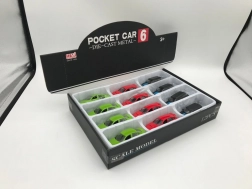 Miniatuurautootje Pull Back 1:43