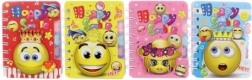 Notitieboek Happy Smile met smileys, gelinieerd, 9,5 × 12 cm