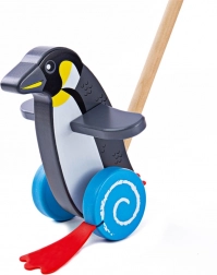 Bigjigs Houten loopwagen Pinguïn