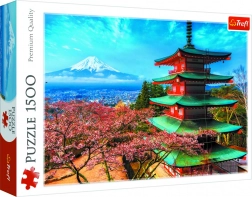 Trefl Puzzle 1500 pieces – Pagoda and Mount Fuji, Japan