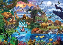 EUROGRAPHICS Puzzel Dieren van de Wereld 5000 stukjes