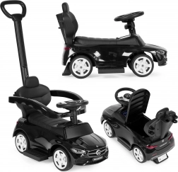 Loopauto met duwstang MERCEDES C‑Class met interactief stuur – zwart