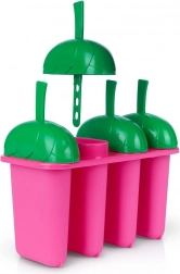 Set ijslollyvormen, 4 stuks met standaard