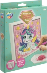 Peinture diamant sur cadre licorne 15 × 15 cm