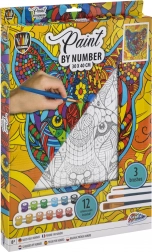 Grafix schilderen op nummer – tijger, canvas op frame 30 × 40 cm