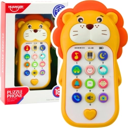 Interactive Educational Phone for Toddlers – Little Lion, Yellow